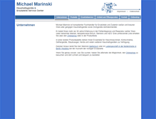 Tablet Screenshot of marinski.de